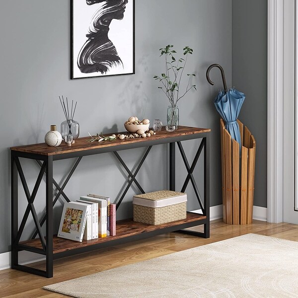 70.9 Inch Extra Long Console Table Narrow Sofa Table