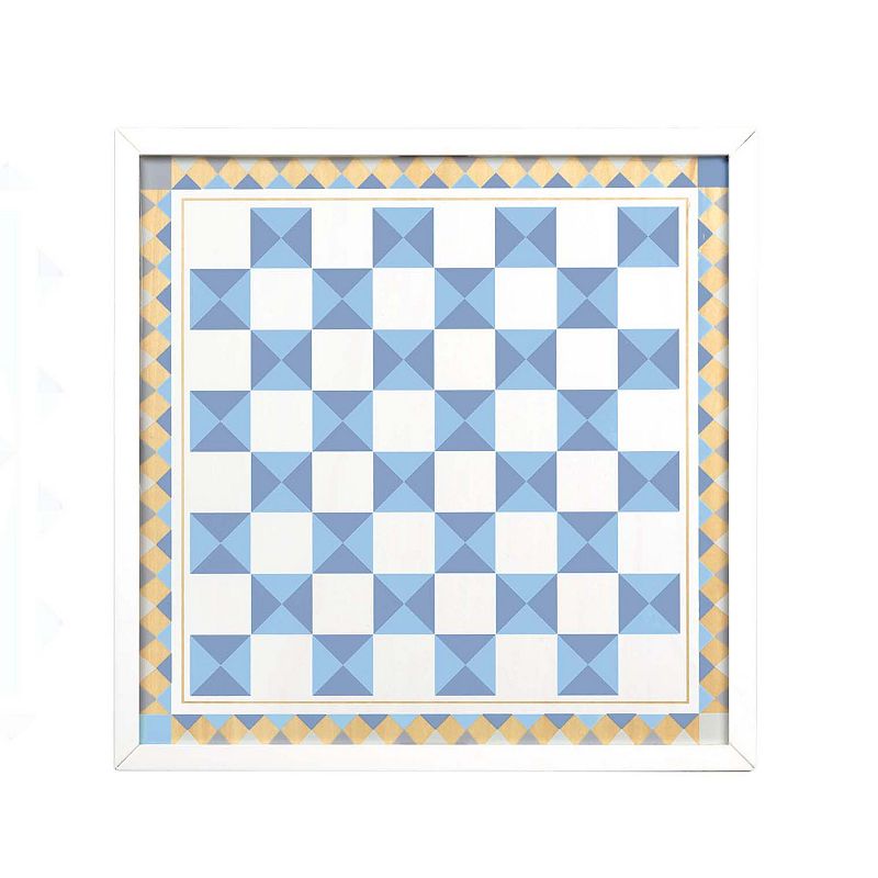 Melissa and Doug Double-Sided Wooden Chess and Pachisi Board Game