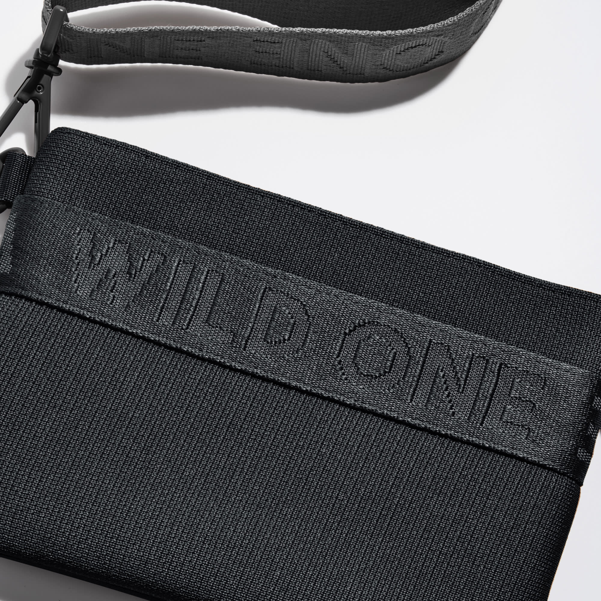 Wild One Recycled Knit Black Treat Pouch