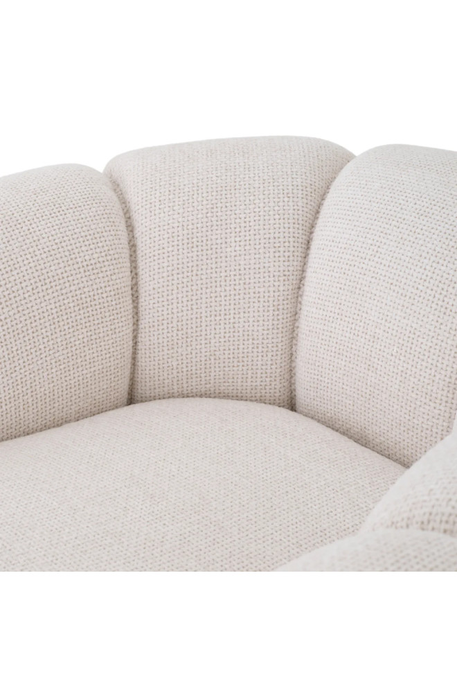 White Modern Swivel Chair  Eichholtz Sunset   Contemporary   Armchairs And Accent Chairs   by Oroa   Distinctive Furniture  Houzz