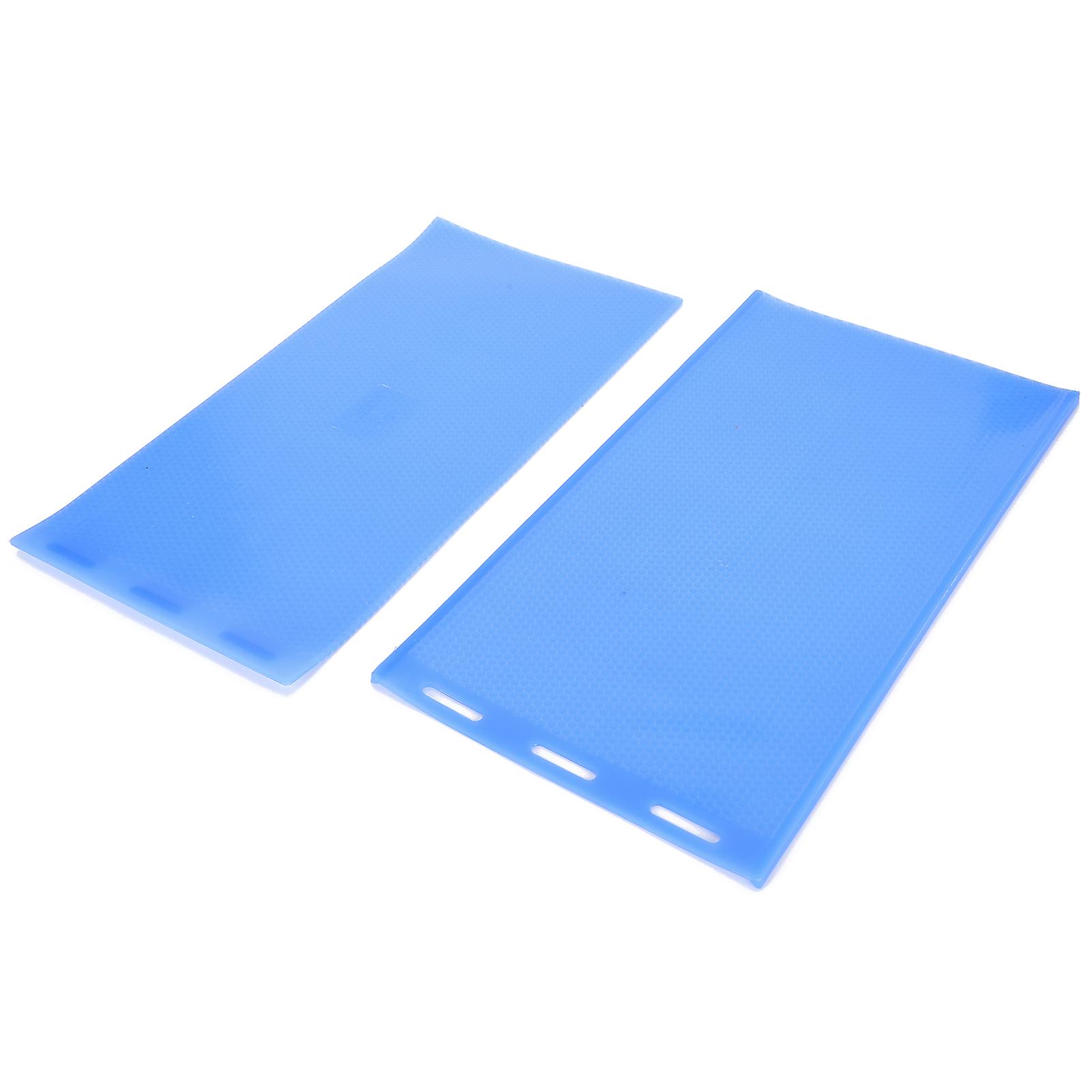 2pc Rubber Beeswax Sheet Mold Flexible Diy Beeswax Press Tool For Beekeeper Suppliesdark Blue