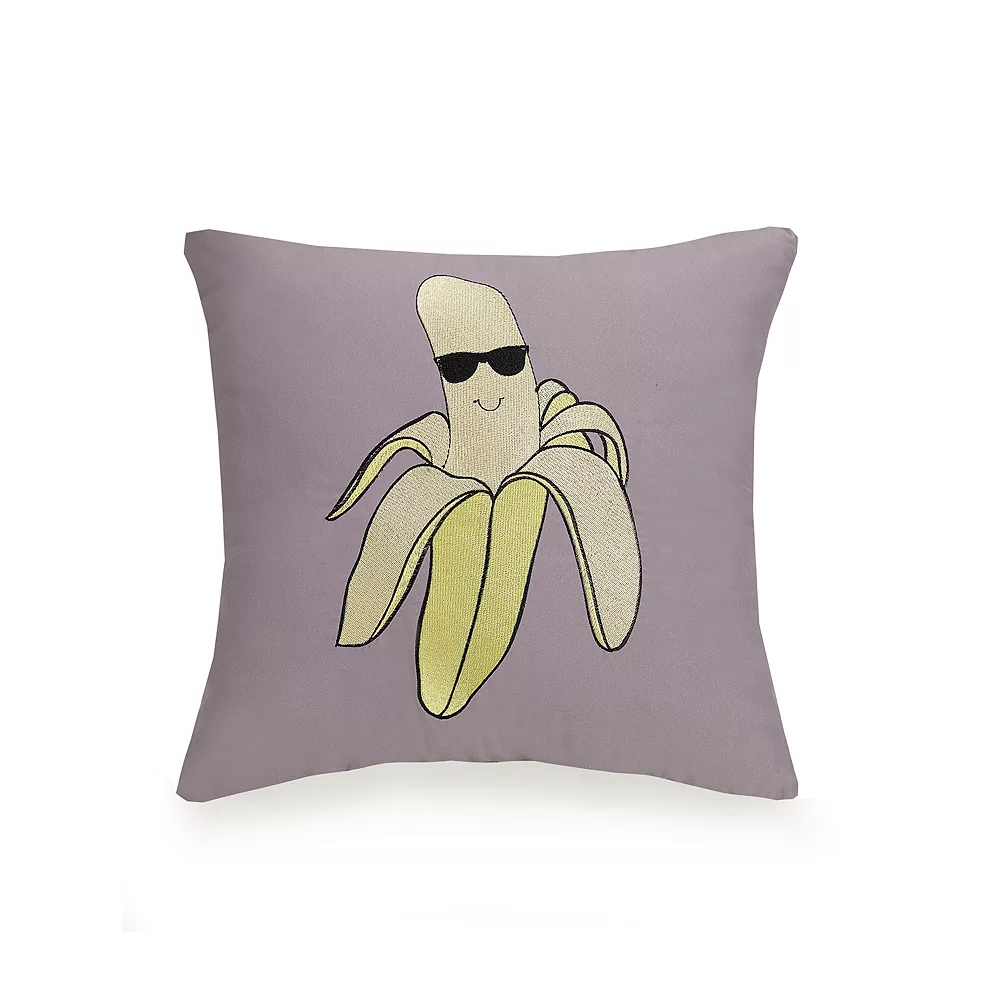 Urban Playground Cool Banana Throw Pillow