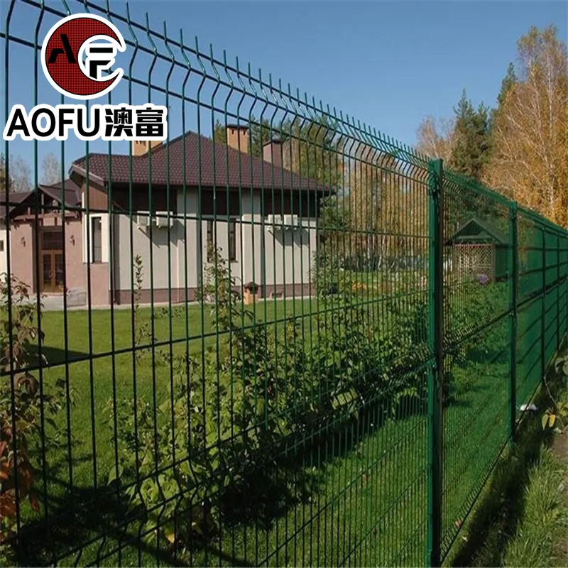 Welded Wire Mesh Fence PVC Coated Curved 3D Fence Panel  Outdoor Garden  3d Security Fence With Peach Post Fast supply