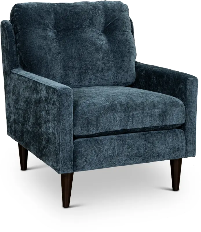 Trevin Indigo Blue Upholstered Accent Chair