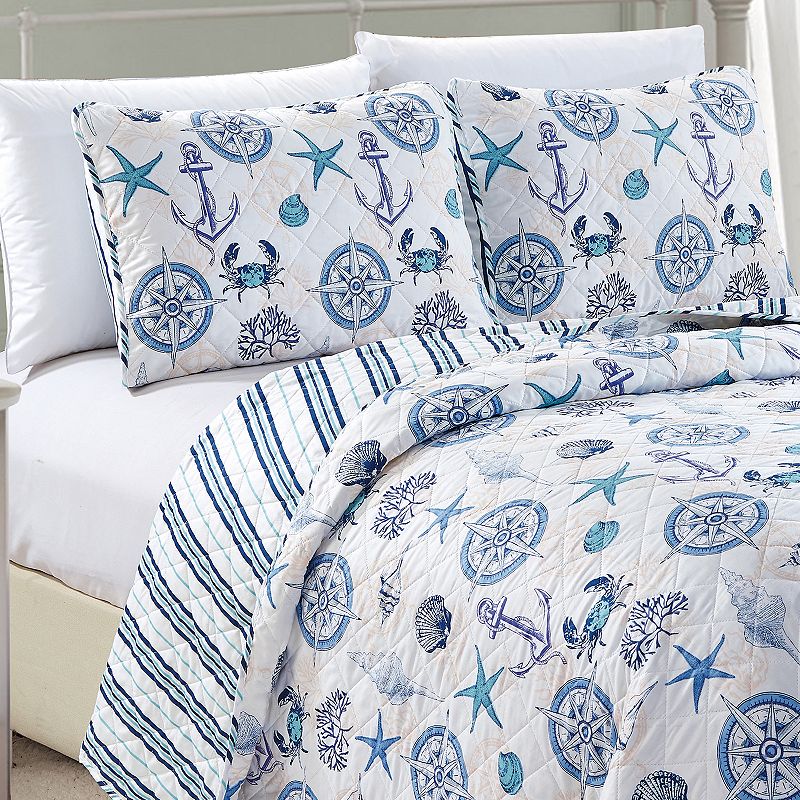 Madelinen® Azure Quilt Set