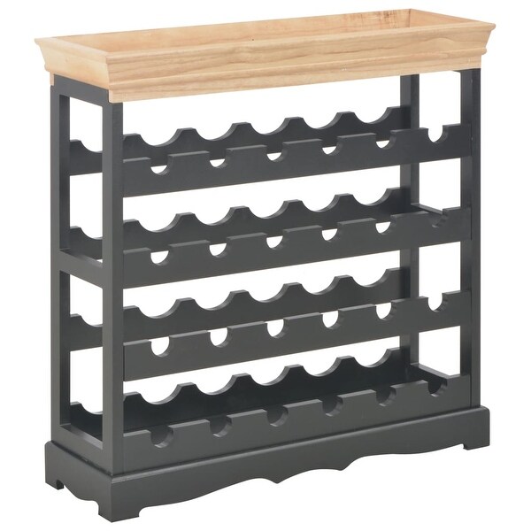 Wine Cabinet Black 27.6