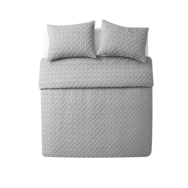 Nina Ii Embossed Comforter Set Vcny Home