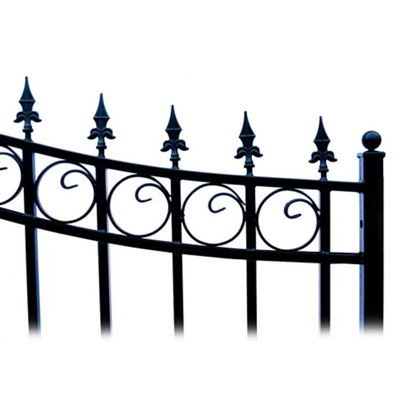 ALEKO DG14PRAD AP Steel Dual Swing Driveway Gate  ...