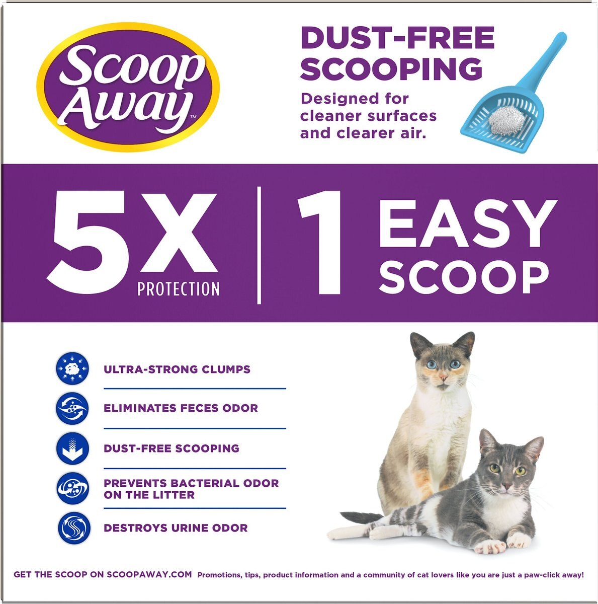 Scoop Away Unscented Clumping Clay Cat Litter