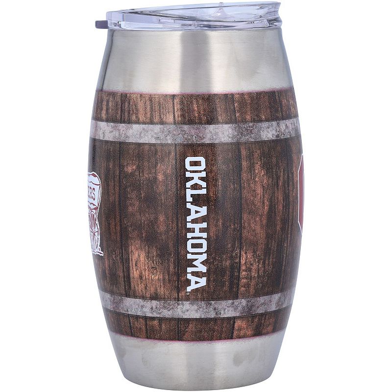 Oklahoma Sooners 15oz. Barrel Tumbler