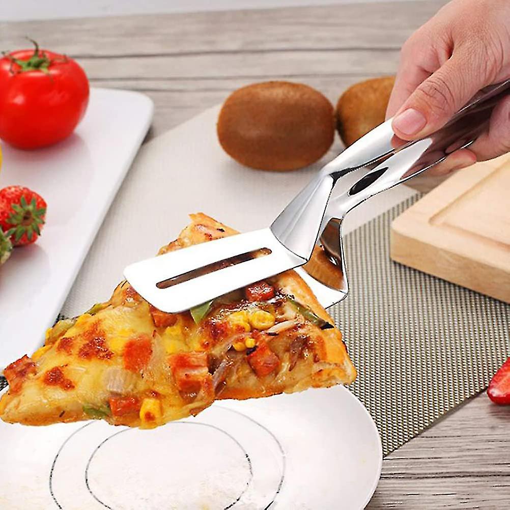 Double Sided Shovel Clip Stainless Steel Shovel for Frying Fish Flip Fish Multi Function Steak Clip Fried Steak Spatula