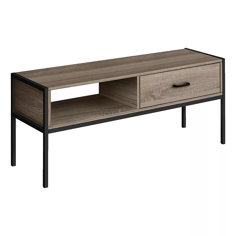 Monarch Modern Black TV Stand