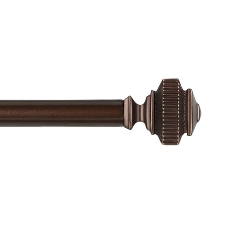 Exclusive Home Rockwell 1 Window Curtain Rod and Finial Set