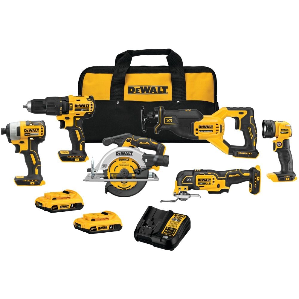 DEWALT 20V MAX 6 Tool Combo Kit Brushless Cordless DCK675D2 from DEWALT