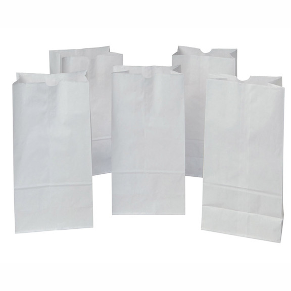 Pacon PAC72120 Rainbow Bags 50 White 8X14