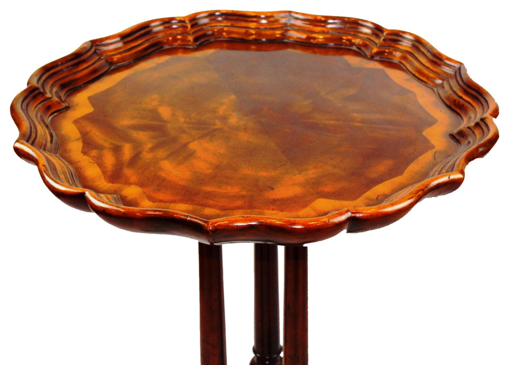 Georgian Mahogany Tripod Occasional Table   Traditional   Side Tables And End Tables   by Pasargad DC  Houzz