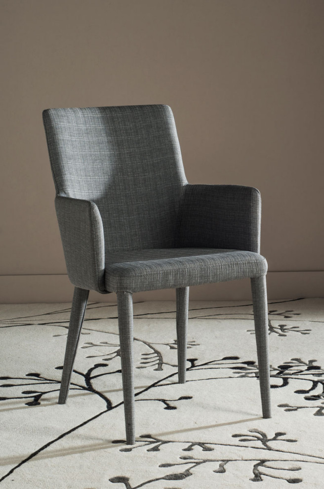 Amber Arm Chair  Gray   Midcentury   Dining Chairs   by Rustic Home Furniture Deco  Houzz