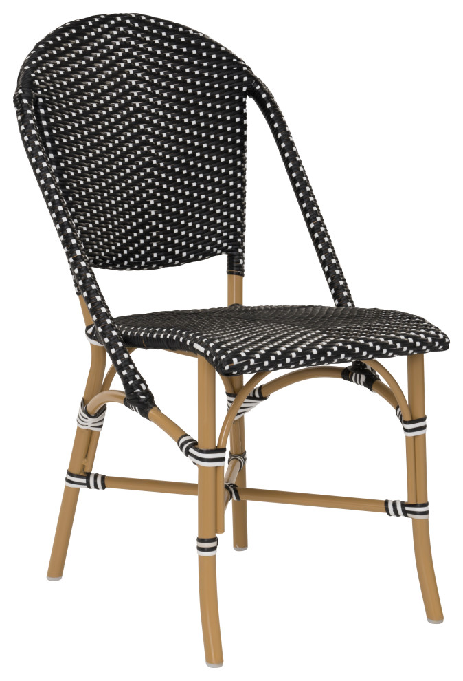 Sofie Outdoor Dining Side Chair  Almond Frame   Tropical   Outdoor Dining Chairs   by Sika Design  Houzz