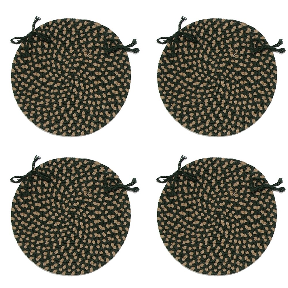 Brook Farm Machine Washable Round Chair Pads