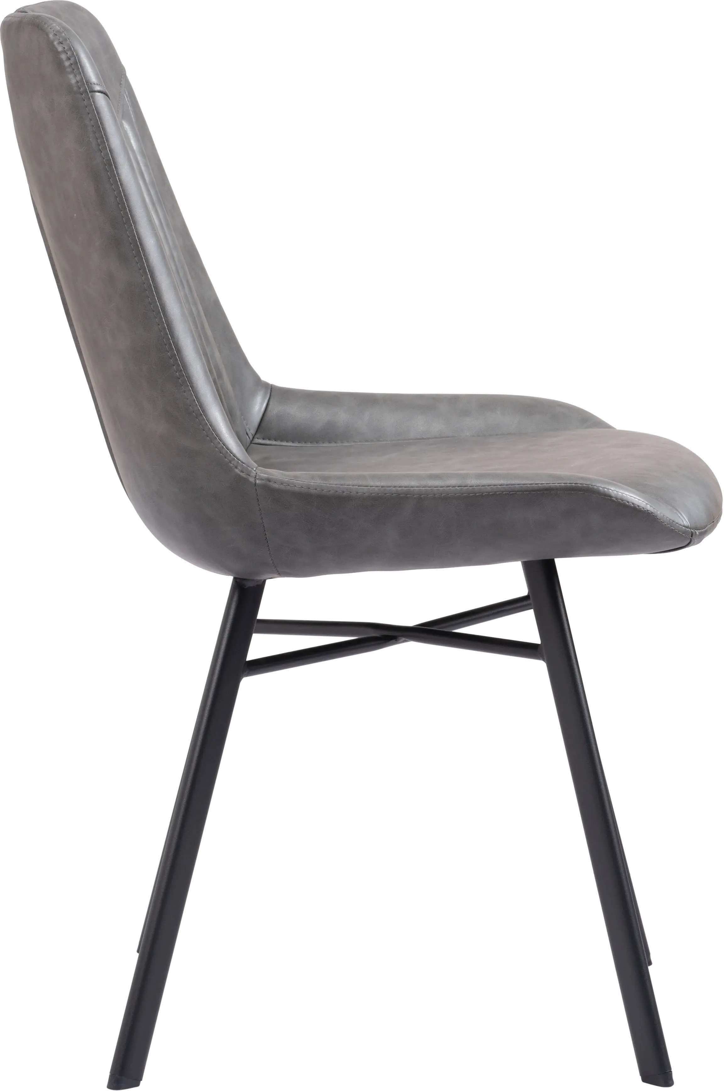 Tyler Gray Velvet Dining Chair， Set of 2