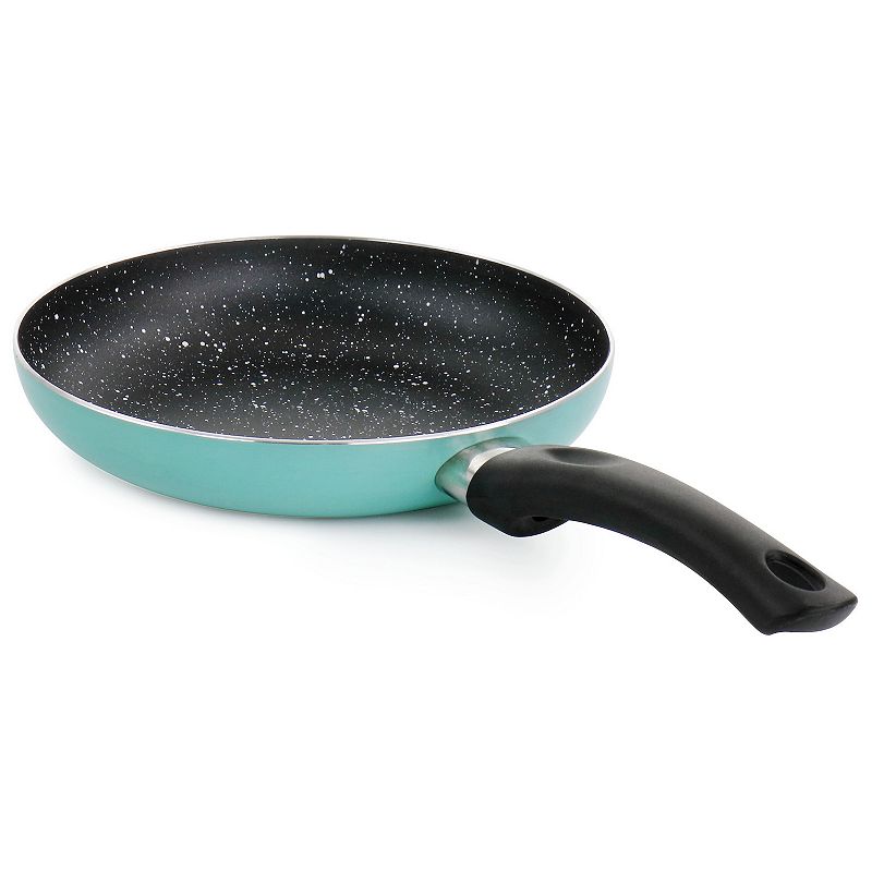 Oster Cocina Luneta 8 Inch Aluminum Nonstick Frying Pan in Turquoise