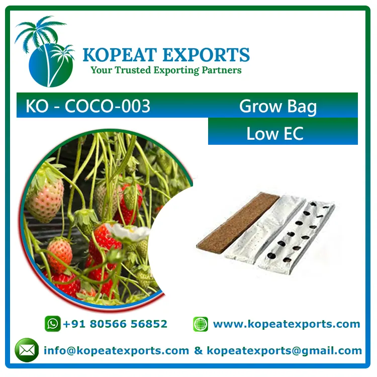 Garden Supplies Coco Coir Growbag Soil Coconut Coir Cocopeat Strawberry Plant  Growbag tomato Vegetable Growbag For Agriculture