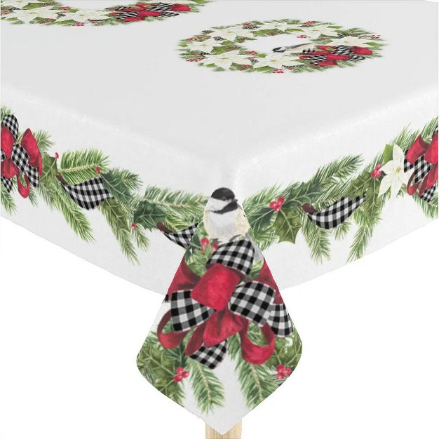 Laural Home Christmas Trimmings Rectangle Tablecloth