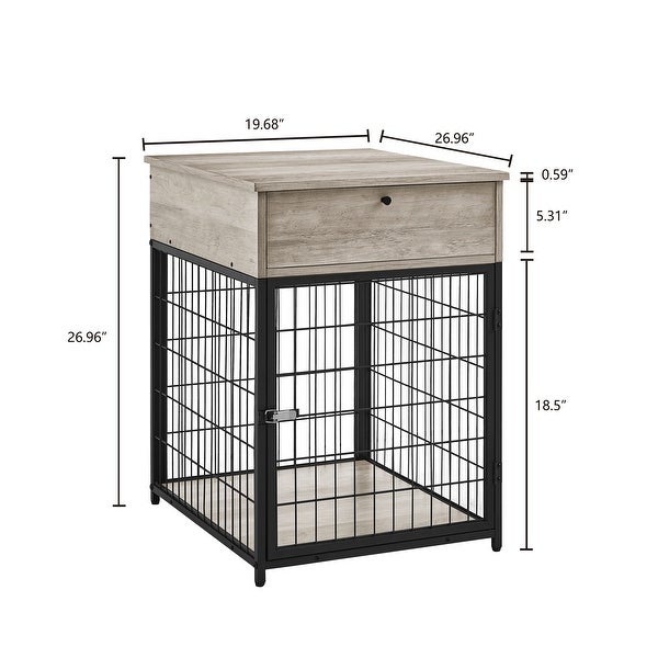 Dog Crates for small dogs Wooden Dog Kennel Dog Crate End Table