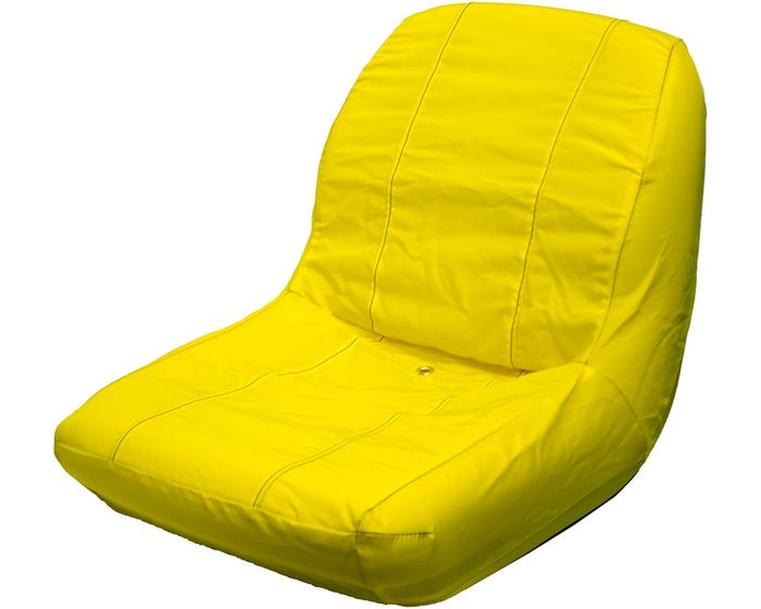 K and M Mfg John Deere Gator Seat Cover  Yellow  9100