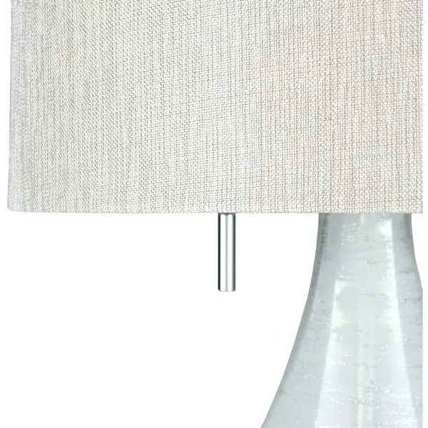 Julian 30.75 in. White Updated Traditional Table Lamp