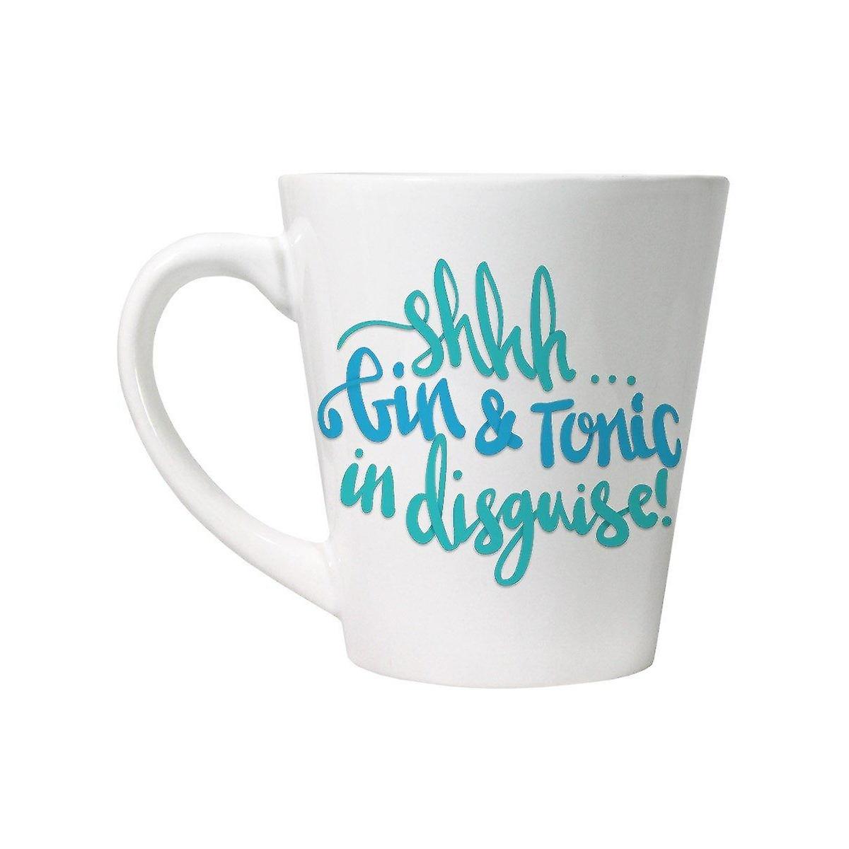 Grindstore Shhh Gin and Tonic In Disguise Latte Mug