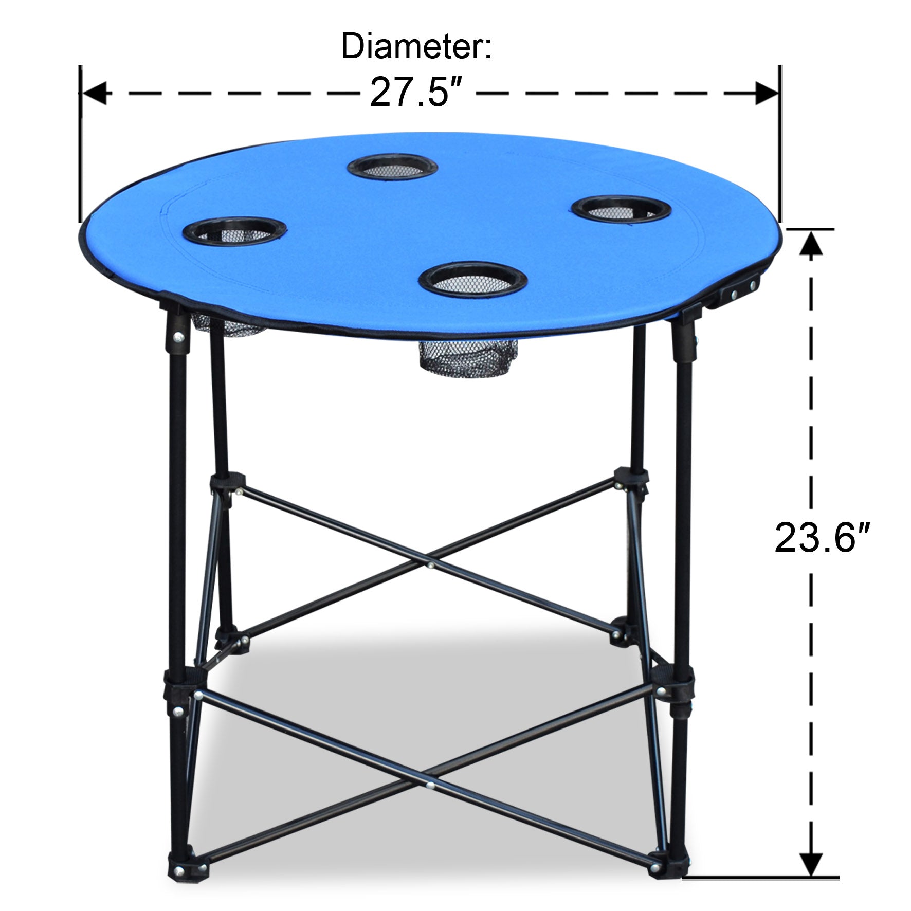 Sunny Folding Picnic Table Dia 27.5