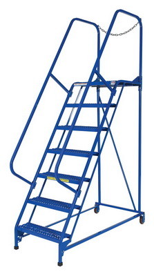 Vestil LAD MM 7 G maintenance ladder 7 step grip s...