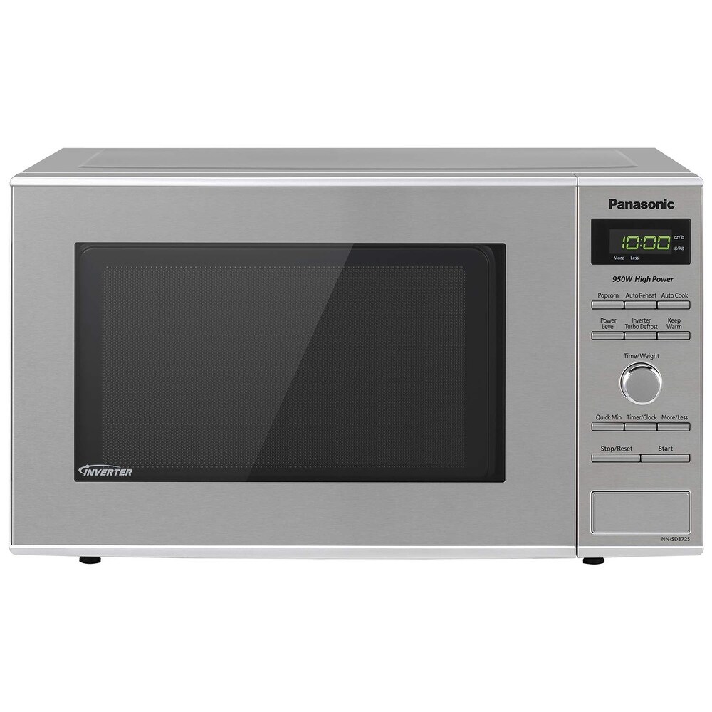 Microwave Oven NN SD372S Stainless Steel Countertop/Built In with Inverter Technology and Genius Sensor  0.8 Cu. Ft  950W