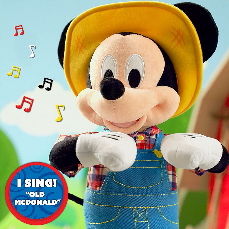 Disney's Mickey Mouse E-I-Oh! Singing and Dancing Plush