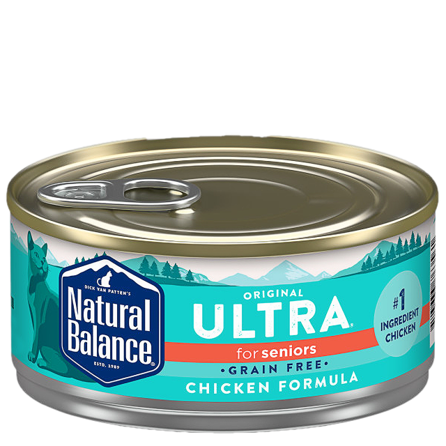 Natural Balance Original Ultra Chicken Senior Grain Free Wet Cat Food