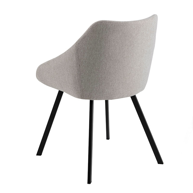 NILES Dining Chair - Beige & Black