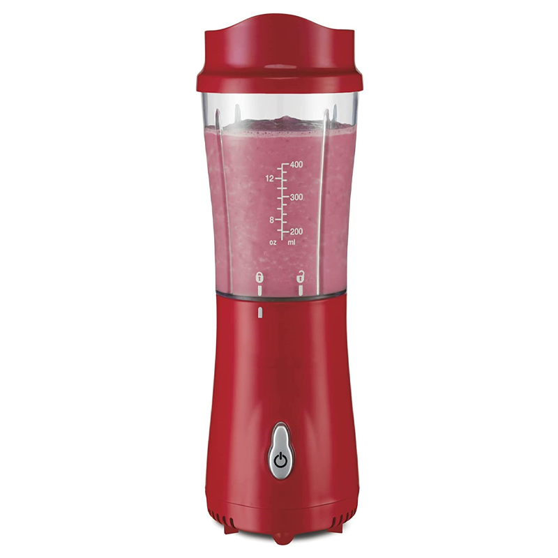 Shakes and Smoothies with BPA-Free Personal Blender, 14 oz, Raspberry