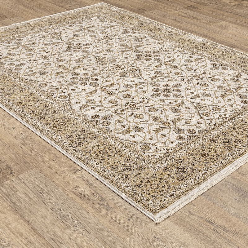 StyleHaven Mascotte Traditional Border Fringed Area Rug