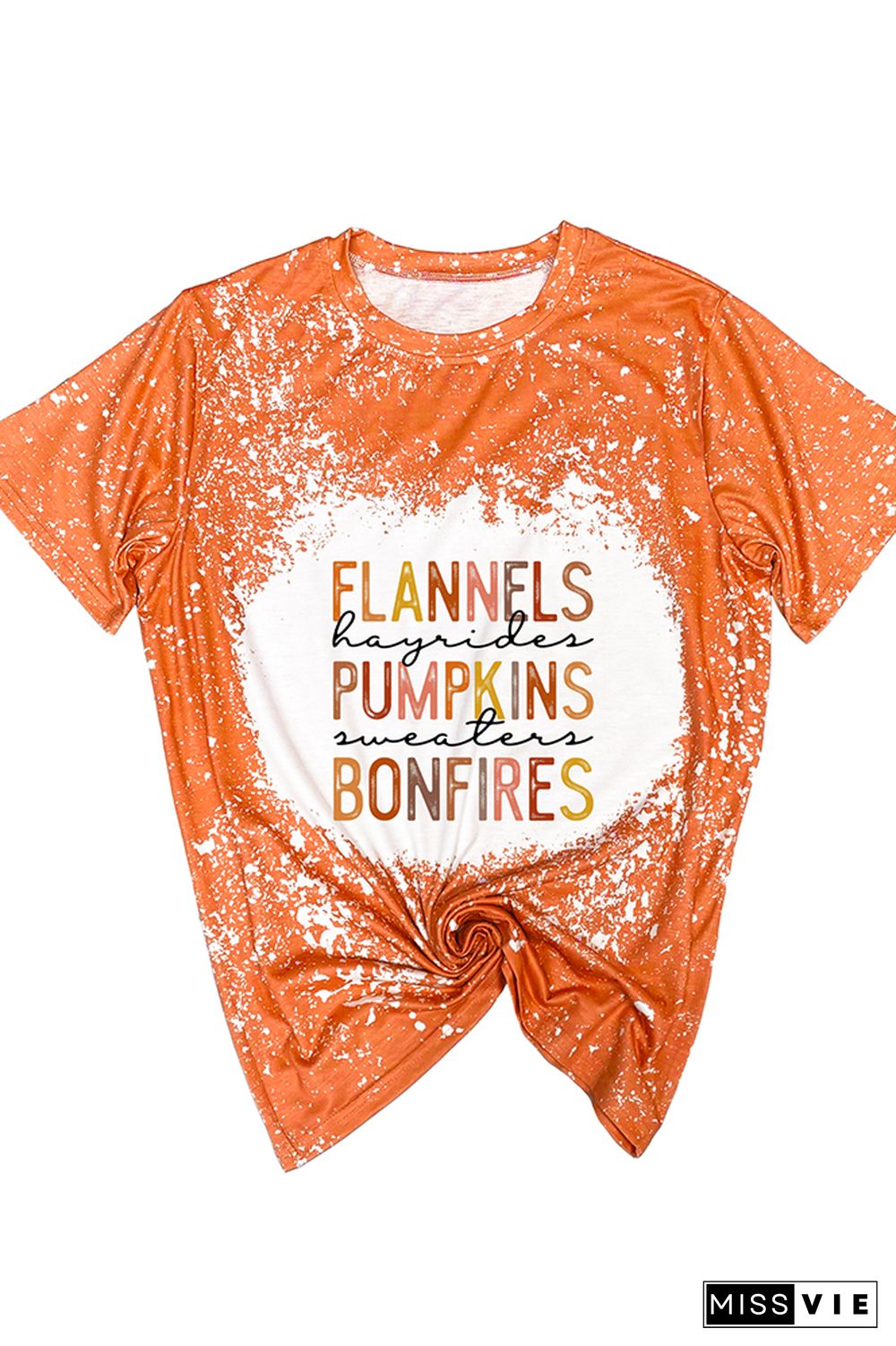 Flannels Hayrides Pumpkins Vintage Christmas Graphic Tee Wholesale