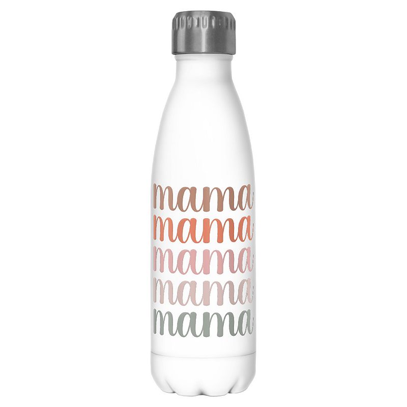 Mama Word Stack 17-oz. Stainless Steel Water Bottle