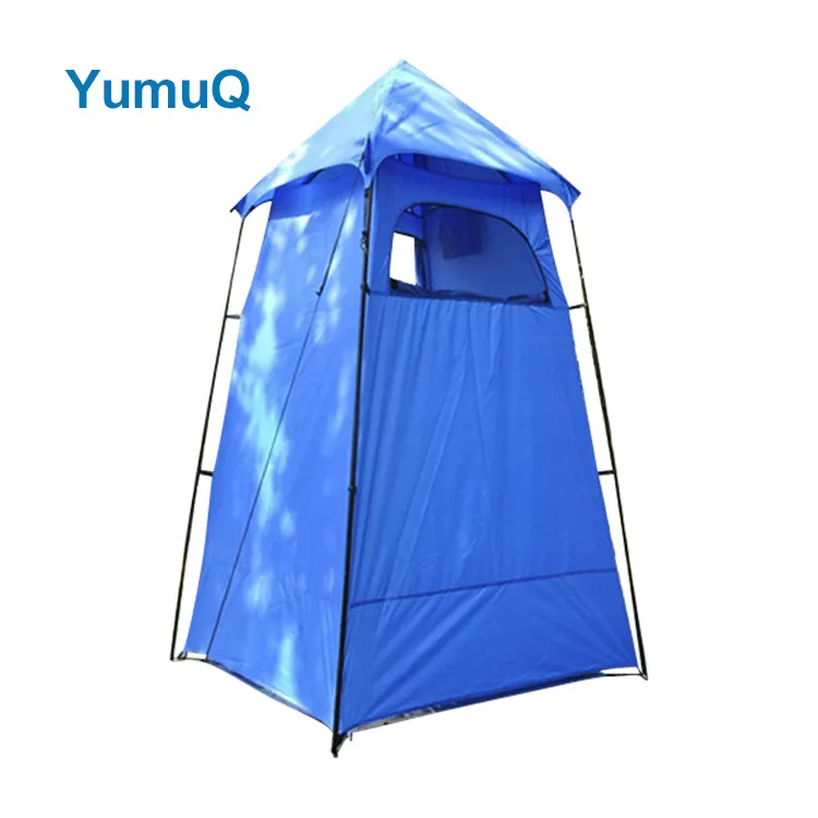 YumuQ Folding Pop Up Beach Outdoor Camping Changing Clothes One Bathing Room And One Lavatory Toilet Shower Tent