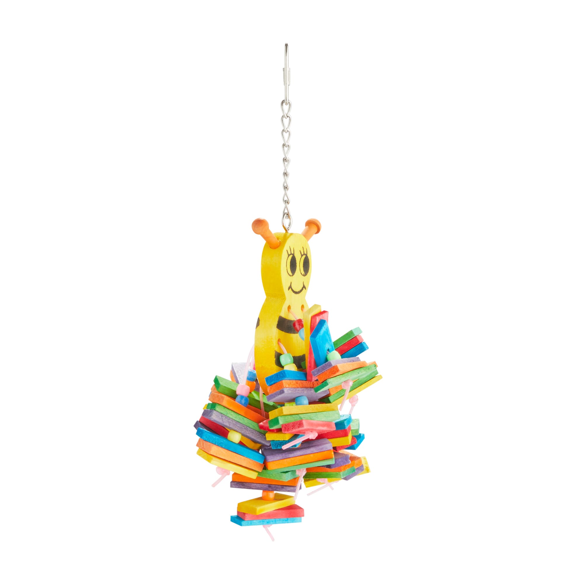 You  Me Bees Knees Chewing Bird Toy， Medium