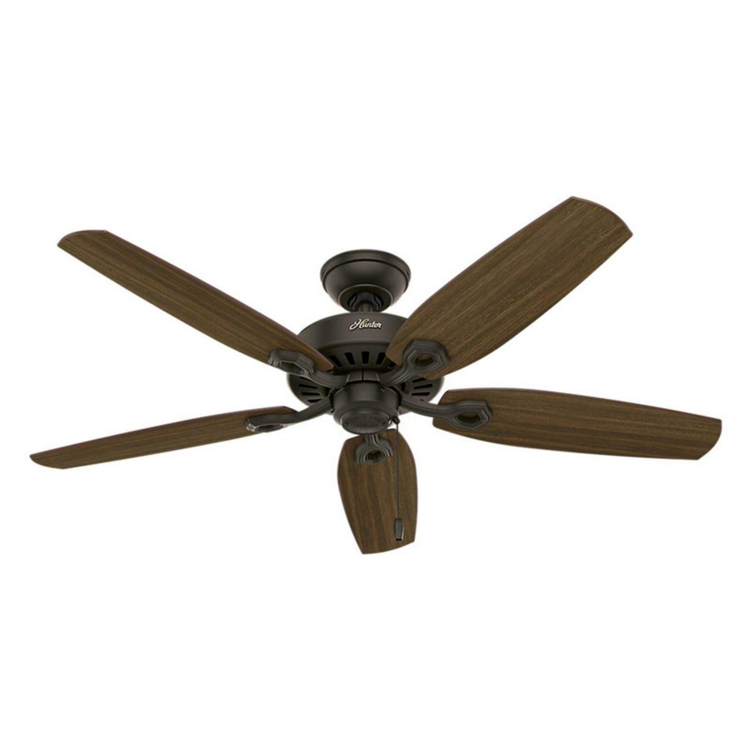 Hunter 52 Builder New Bronze Ceiling Fan with Pull Chain