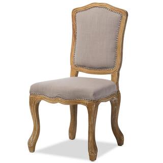 Baxton Studio Chateauneuf Beige Fabric Upholstered Dining Chair 28862-6674-HD