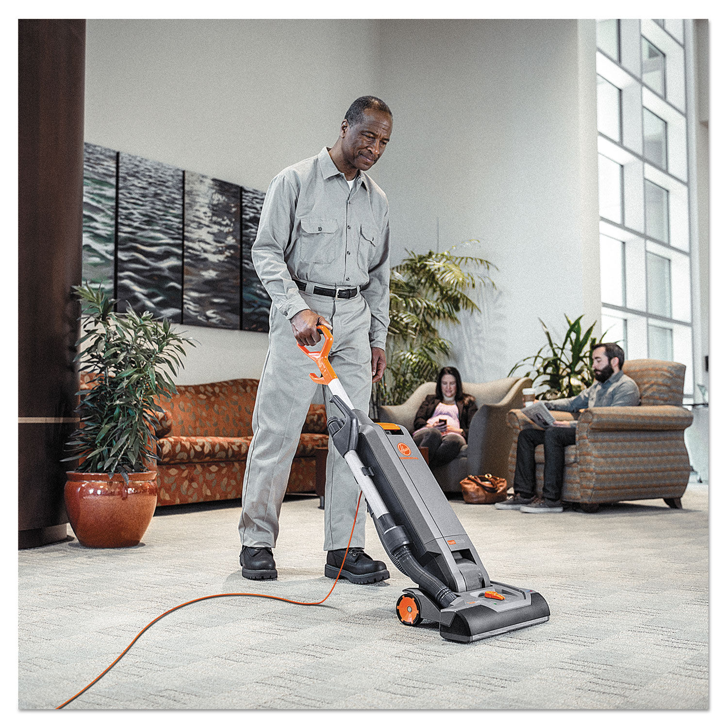 HushTone Vacuum Cleaner with Intellibelt by Hooverandreg; Commercial HVRCH54115