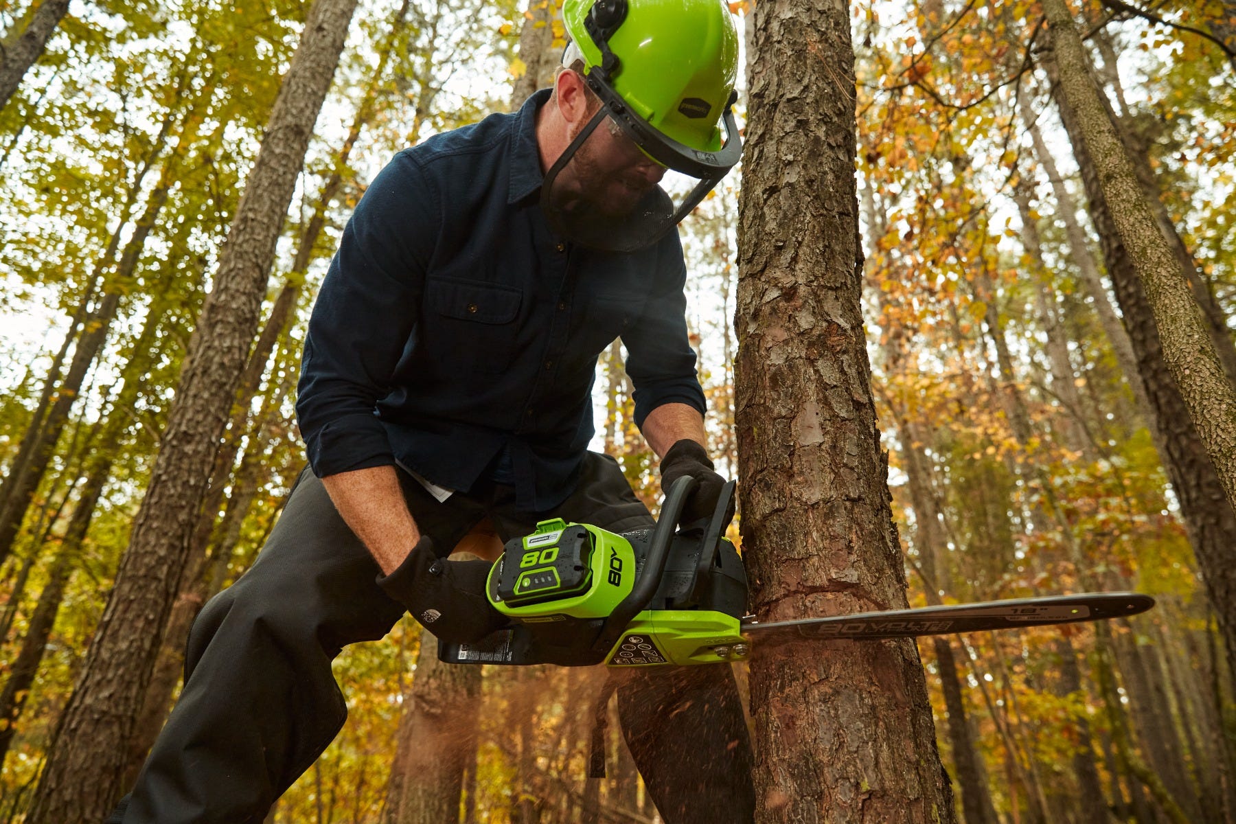 Pro 80V Chainsaw  Pole Saw Kit | Greenworks Tools