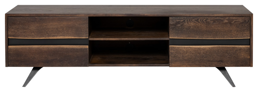 Vega Media Unit Cabinet  Seared   Media Cabinets   by Nuevo  Houzz