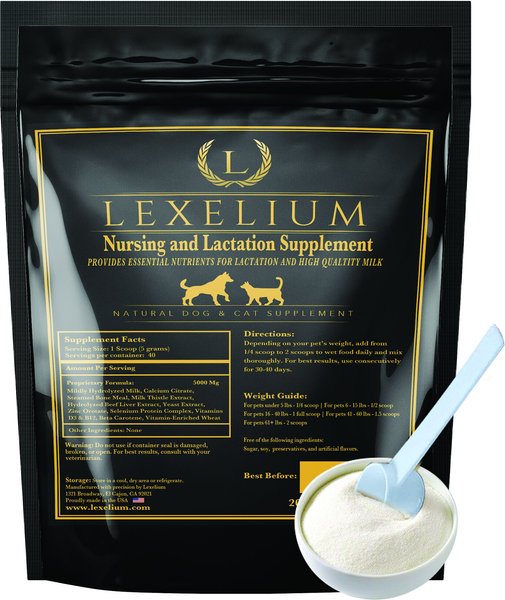 Lexelium Nursing and Lactation Dog and Cat Supplement， 7-oz bag