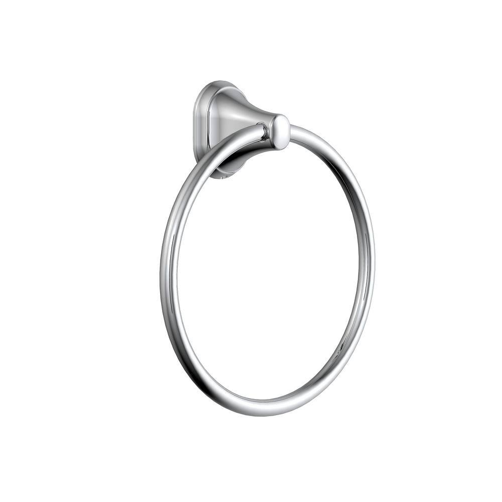 Glacier Bay Treyburn Towel Ring in Chrome BZ451600CP